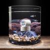 Aquarium Decoration Ceramic Fish Tank Plant Fixing Pot Polka Water Plants Potted Planting Cylinder Cup Aquarium Accessories
