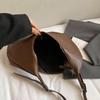 PU Hobo Bag Women's Fashion Shoulder Tote with Soft Texture Large Capacity Casual Everyday Handbag