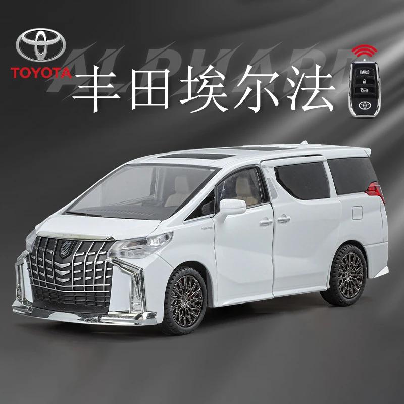 1:24 FOR Toyota Alphard Key Control Alloy Model Car Toy Diecasts Metal Casting Sound and Light Car Toys Vehicle