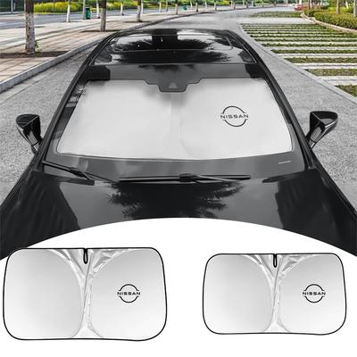 Car Window Sun Shade Windshield Anti-UV Protection Center Cover For Nismo Almera Juke Qashqai J10 Tiida X Note 350Z 370Z