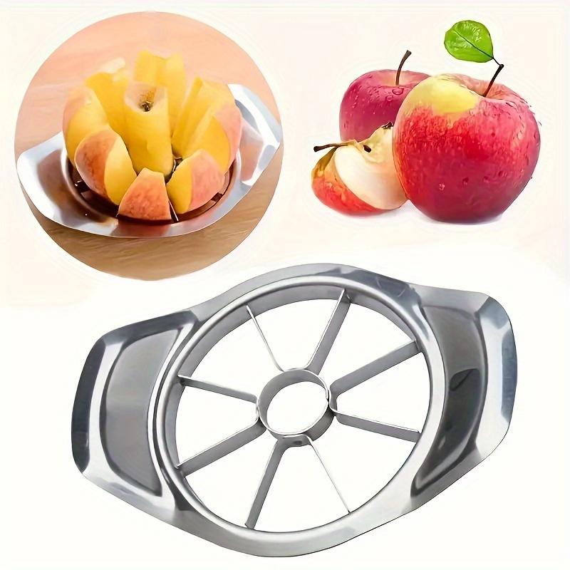 Stainless Steel Apple Slicer, Reusable Corerender Creative Fruit Slicer with Adjustable Metal Blades for Perfect Slices