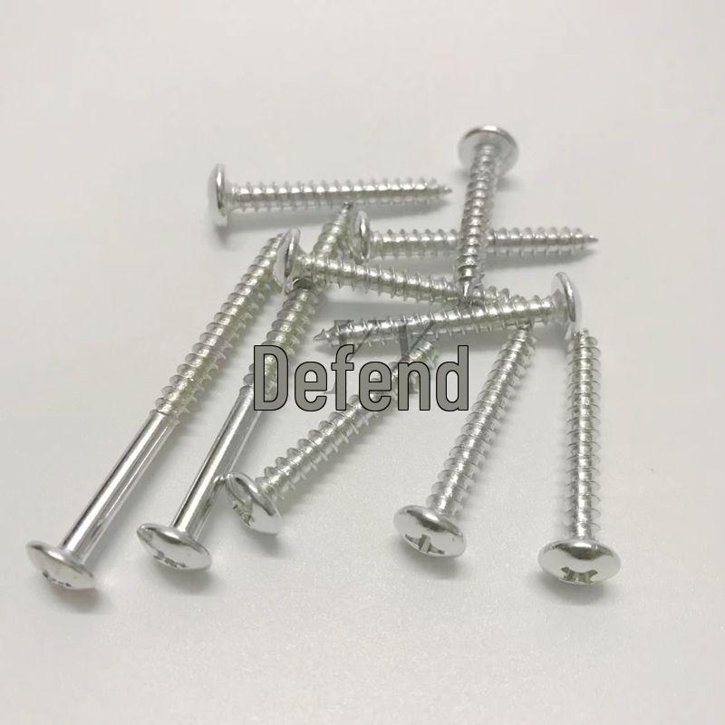 Large Cross-Head Flat Self-Tapping Screws for Furniture, M4 Umbrella Head