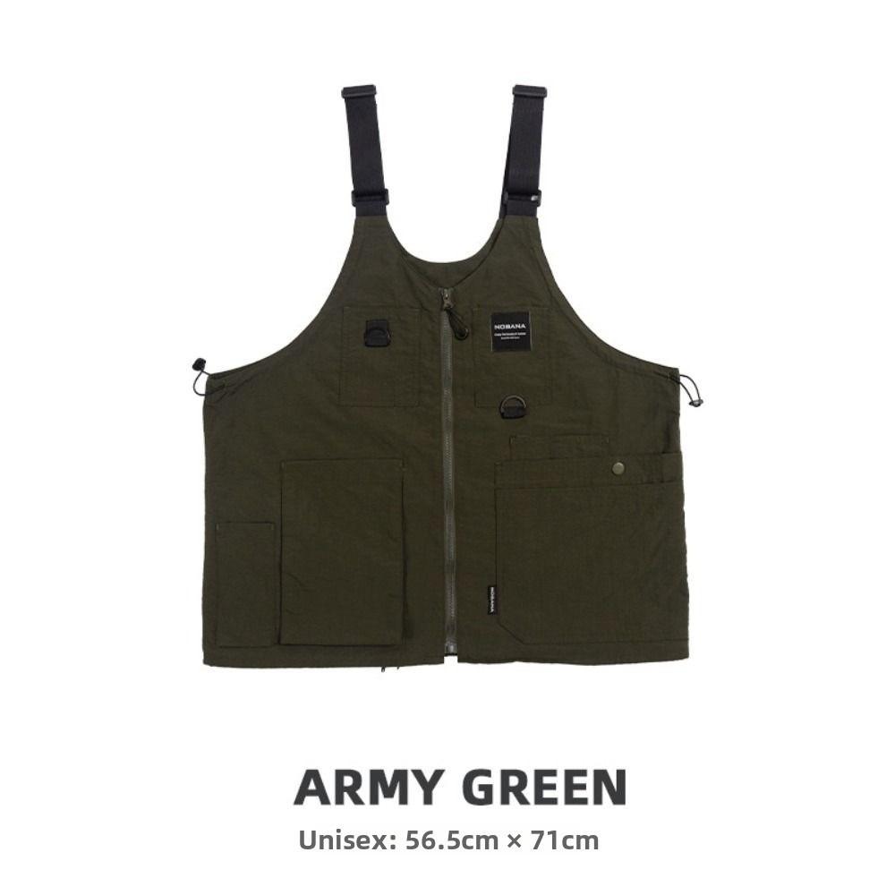 

Quick-drying Camping Vest Multifunctional Outdoor Jacket For Fishing Hiking темно-зелений колір