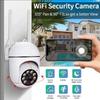 8MP Wireless PTZ Security Camera WiFi IP Outdoor 4X Zoom AI Human Tracking Two Way Audio HD Night Vision Color Surveillance Cam