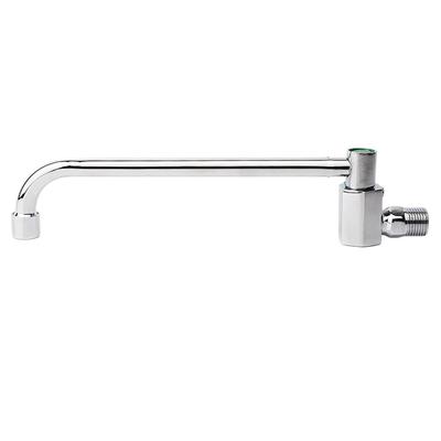 25cm Rotatable Faucet Copper Kitchen Swing Faucet Semi-automatic Faucet Pressure-resistant Rust-proof Single Handle