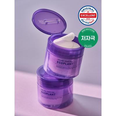 Somisom Auberginen Peeling Toner Pad 50 Stück