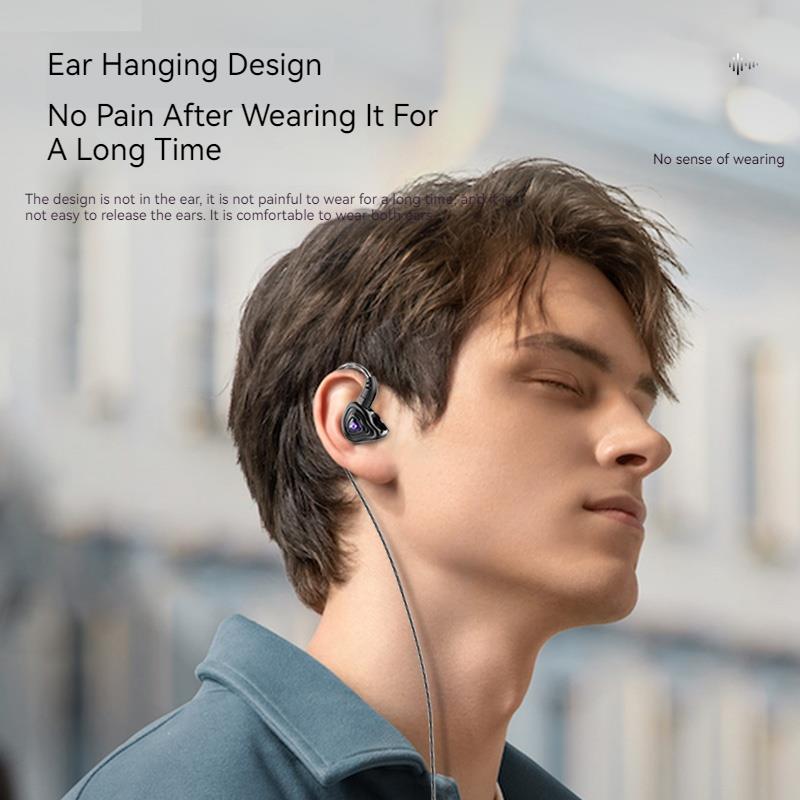 9D Surround Bass Type C&3.5mm Wired Earphones In Ear Earbuds Noise Reduction Headphones for Samsung Gaming Headsets with HD Mic