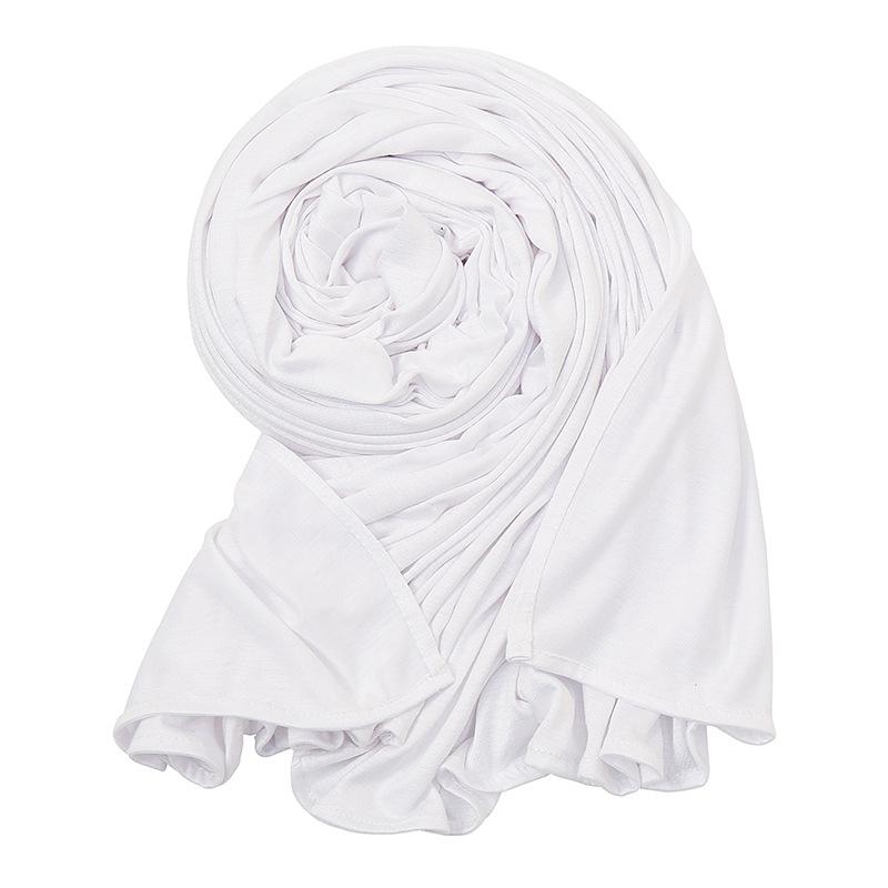 New monochrome large size mercerized cotton women's scarf, high quality Modal high quality long scarf headscarf