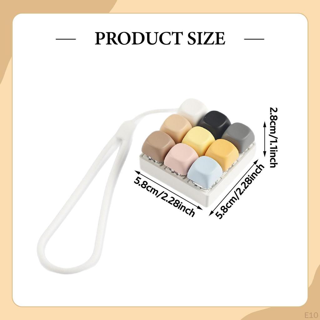 Fidget Keychain Fun Compact Gift for Lovers Phone Chain
