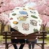 1PC Animal Cartoon Umbrella-8-Rib Reinforced Portable Folding Travel Suitable for All Seasons Outdoor Daily Use-G342