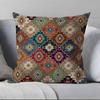 Turkish Kilim Navaho Vintage Pillow Case Anti-dustmite Pillowcase Invisible Zipper Silky Short Plush Sofa Cushion Cover