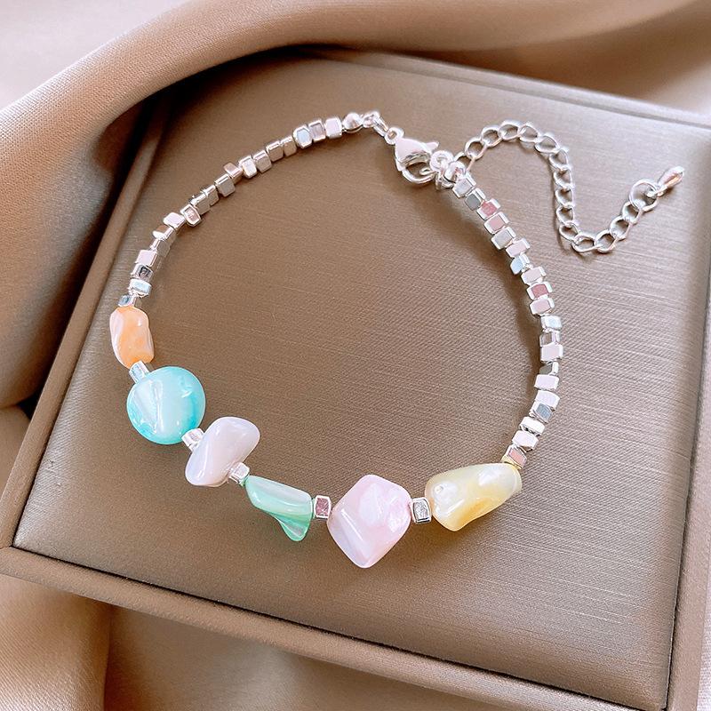 Cartoon children's fun ceramic bracelet summer new small fresh versatile bracelet new Chinese retro high-end jewelry women