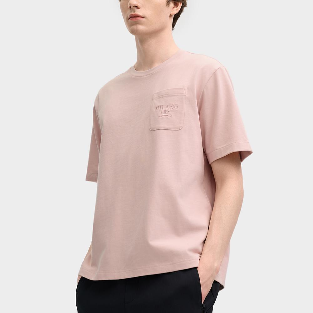 Fila MILANO T Shirt Men's Nude Pink F11M515105F-PK