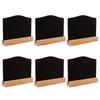 10Pcs/Set DIY Mini Double-Sided Blackboards Reusable Erasable Writing Plate  Coffee House