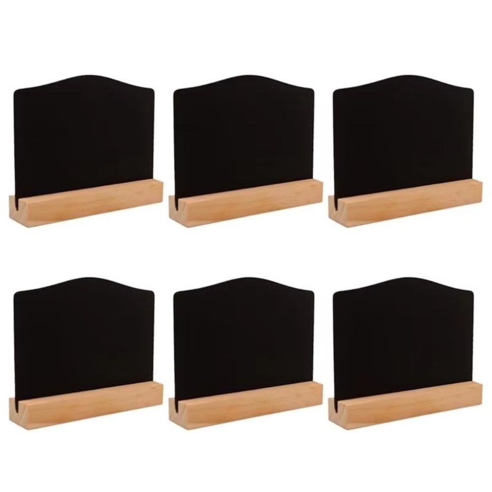 10Pcs/Set DIY Mini Double-Sided Blackboards Reusable Erasable Writing Plate  Coffee House