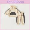Toddler Boys Girls Hoodie Pants Set With Letter Print For Fall And Spring Comfort