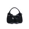 Small Bag Bow Shoulder Bag Women's Underarm Bag PU Crossbody Bag
