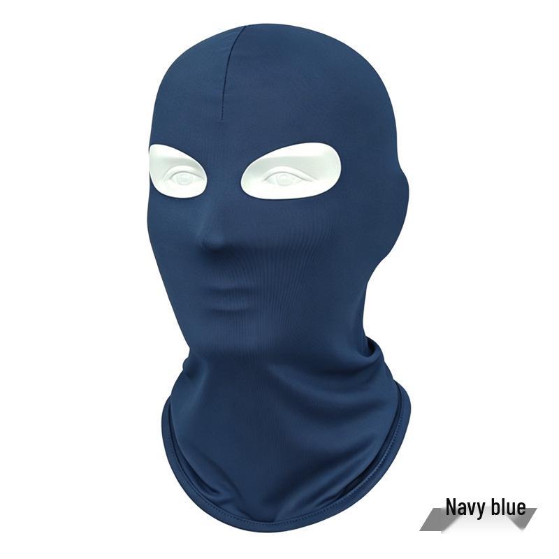 Sun Protection Ice Silk Cycling Mask - Breathable, Dustproof, Windproof, Quick-Drying Headwear for Men and Women