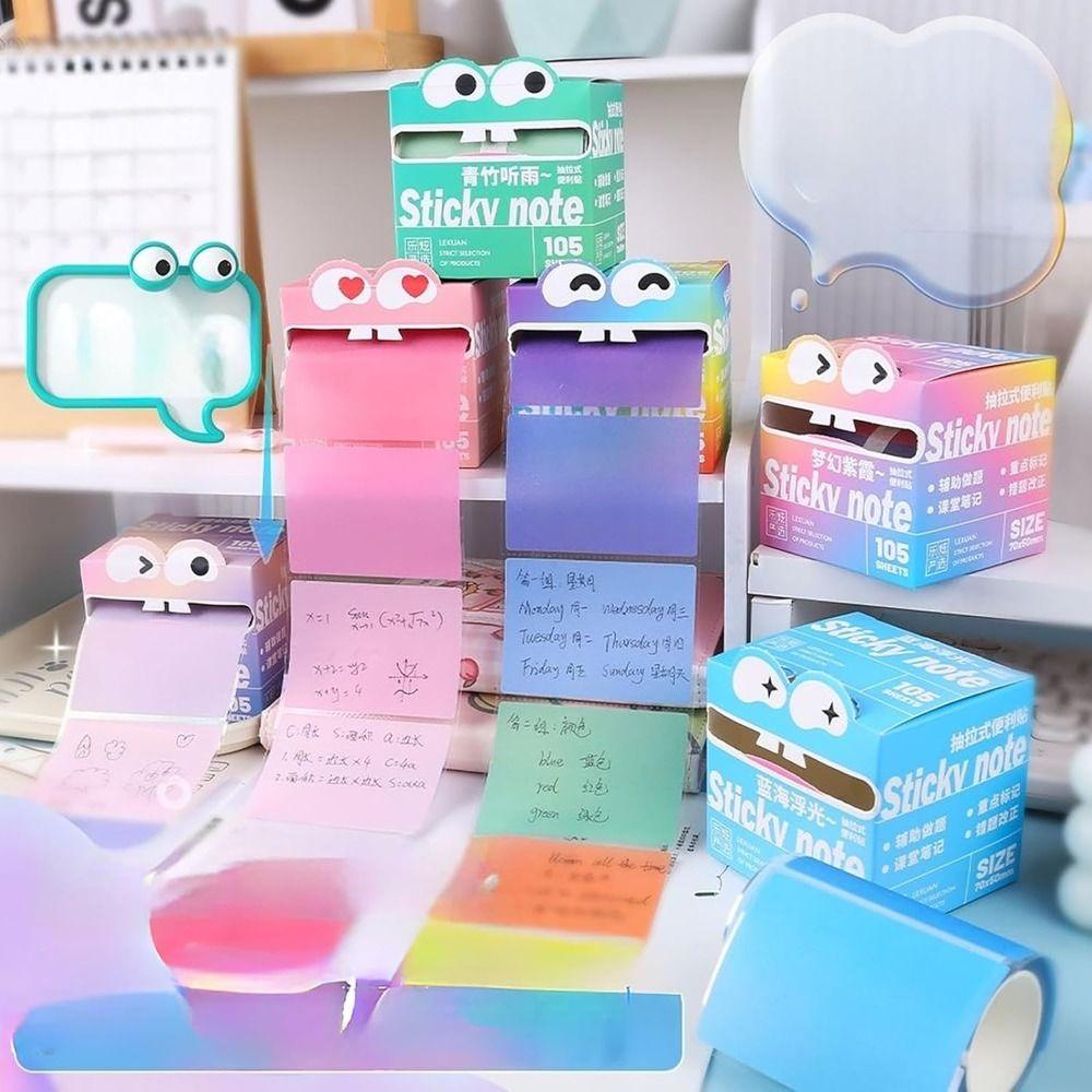 Pull Out Design Memo Pad Paper Dopamine Planner Schedule Stickers  Office School Supplies