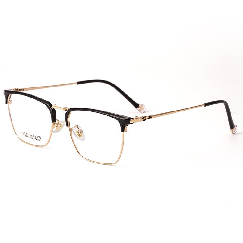 New Pure Titanium Ultra Light Mens Eyeglasses Frame Comfortable Myopia Reading Optical Prescription Large Square Glasses