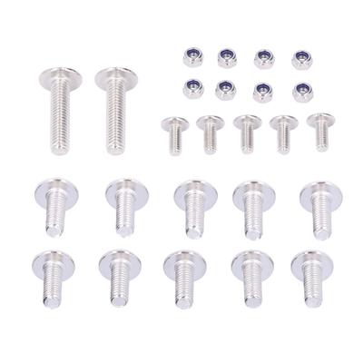 25KS Motocyklový blatník Skrutka Skrutka Matica Sada Nerezová oceľ 90149?06306 Náhrada pre Banshee