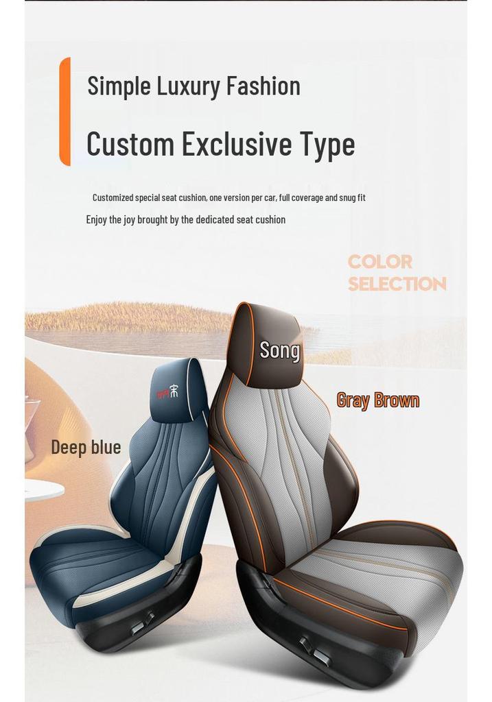 2024 Honor Edition Song Pro DM-i 110KM Seat Cushion Cover for New Energy Vehicles
