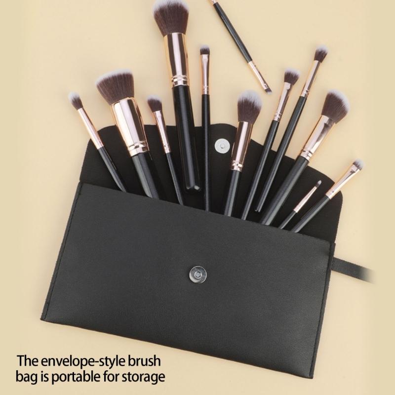 12 Pieces Creative Makeup Brush Set Portable Cosmetic Brushes For Cosmetology Students Travel Face And Eye Brushes