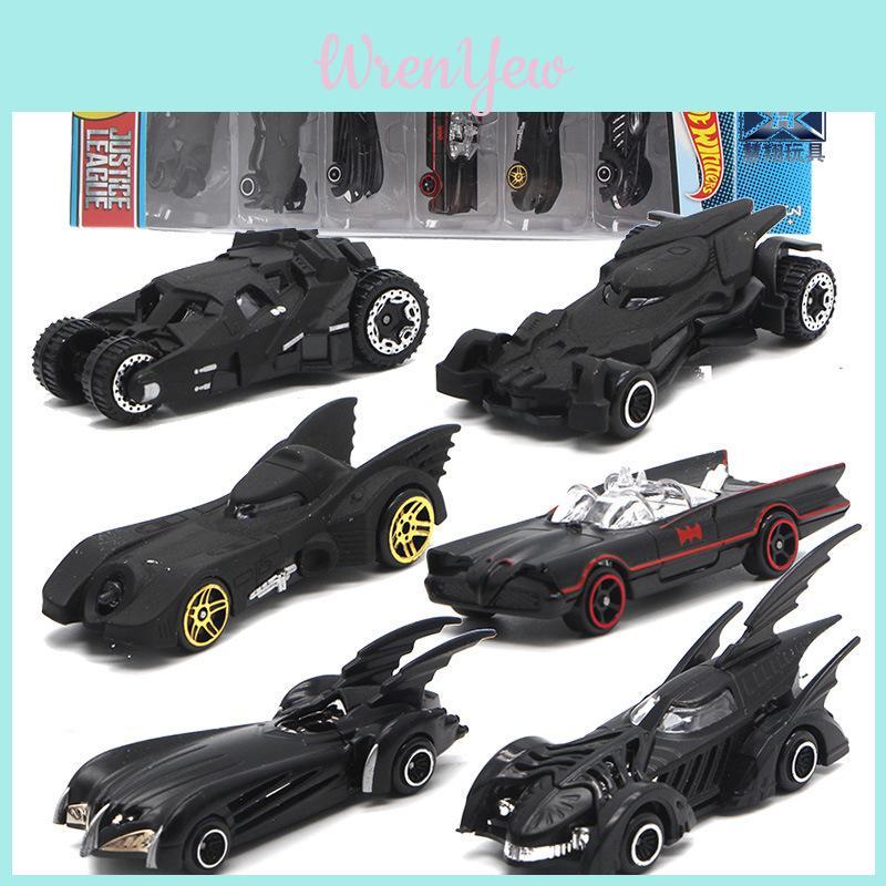 Hochwertiges 6-teiliges Batman Batmobil Die-Cast Hot Wheels Auto-Set Für Enthusiasten