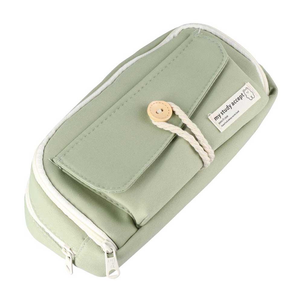 Large Capacity Makeup Cosmetic Pouch Korean Style Stationery Bag Desktop Storage Pouch  Student