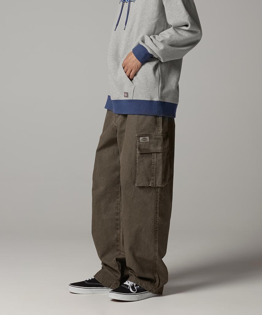 Dickies Washed Duck Canvas Cargo Pants Khaki Brown