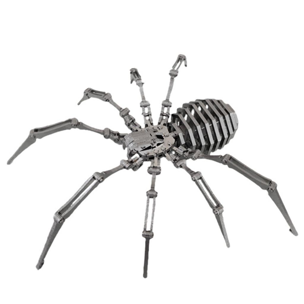 3D Metall Puzzle Steampunk Spinne - 177-teiliger Mechanischer Bausatz Für Erwachsene, DIY Modell Zum Zusammenbauen