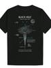 Stephen Hawking Inspired Space Themed Black Hole Physics T-Shirt 100% Cotton O-Neck Short Sleev