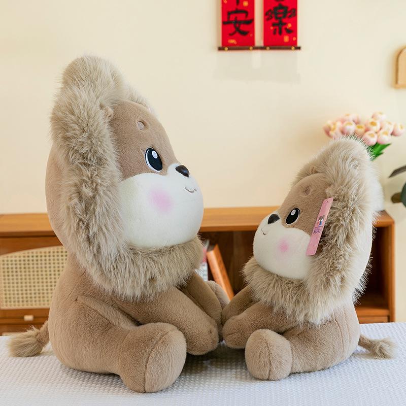 Cute and Adorable Little Lion Plush Toy Children's Sleeping Comfort Pillow Doll