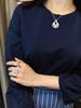 Musla Design Luxury Fashion Brand Elegant Lotus Flower Double Layer Design Ladies Ring Perfect Anniversary Gift