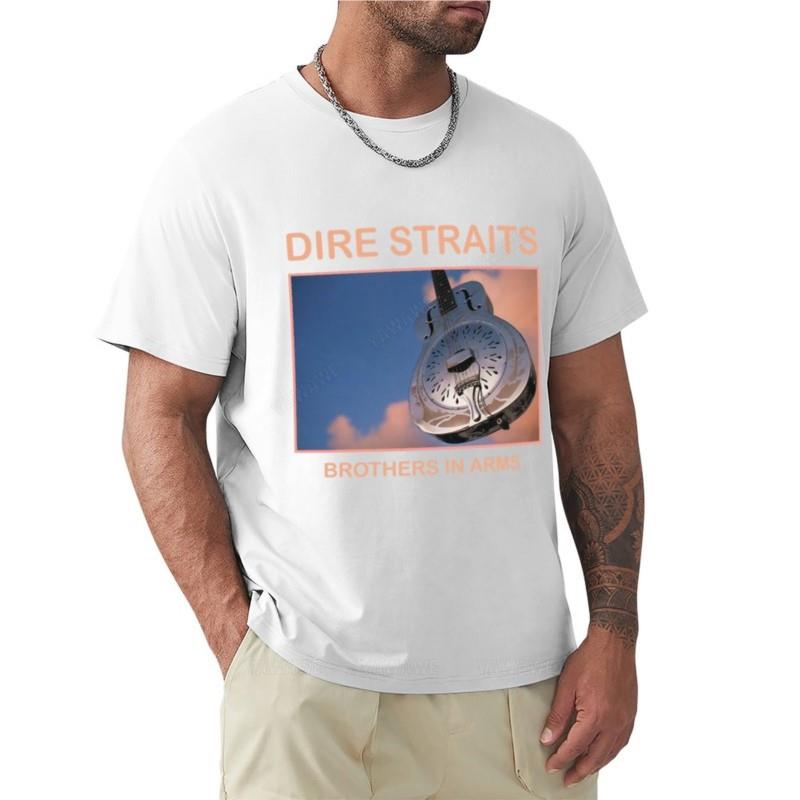 Mann Sommer T-Shirt für Jungen Dire Straits T-Shirt schlichtes T-Shirt T-Shirt Mann süße Kleidung Herren T-Shirts Packung neues Herren Baumwoll-T-Shirt