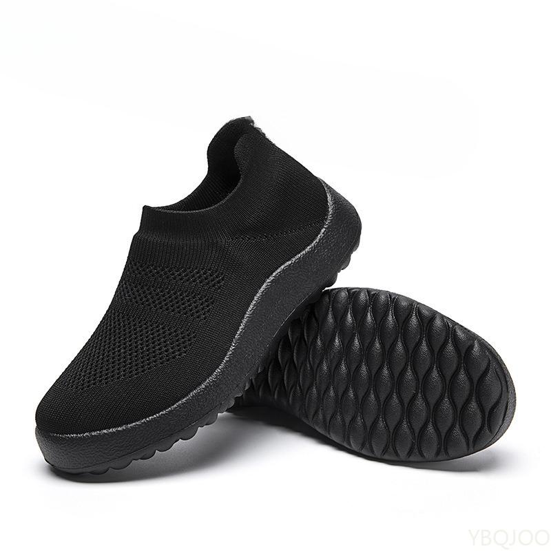 Fashion Men's Ultra Light Sports Shoes with Foot Covers Casual Breathable Sports Shoes Simple Comfortable Casual Men's Shoes