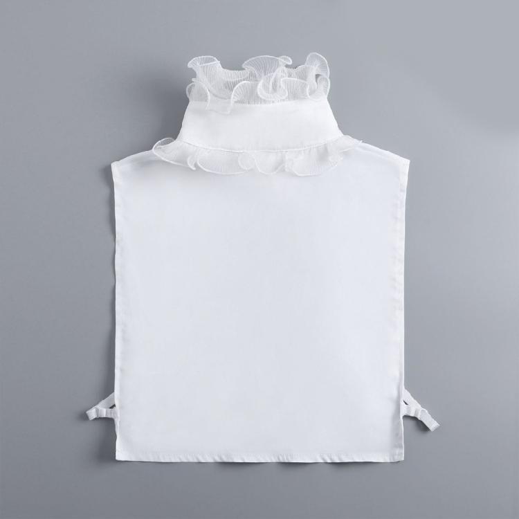 Fashionable Detachable Collar High Neck Accessory Neckwear For Dresses Blouses Formal Event Half Shirt Decorative Collar