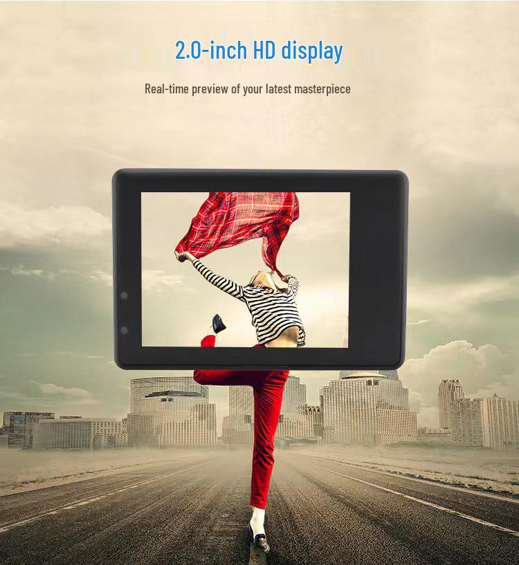 CrossD800R 4K HD Sports Camera with Remote, WiFi & Waterproof for Outdoor Cycling