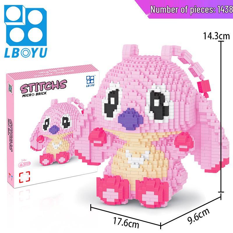 Le Bao Yu Educational Street Vendor Building Blocks for Kids and Adults – Micro Diamond Small Particles, One Piece