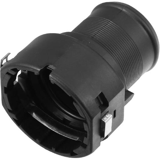 Lower Radiator Connector Hose Compatible for Hyundai Tucson 2016-2021, Durable Plastic Black Inner 1