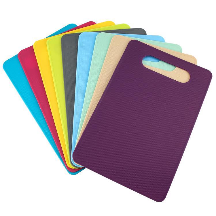 Creative Fruit Square Plastic Cutting Board - Colorful Kitchen Gadget, PP Material