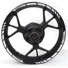 Motorcycle Wheel Sticker for CBR 650R CBR650R Wheel Sticker Motorcycle Sticker Wheel Rim Decal Reflective Sticker (Color : 14)