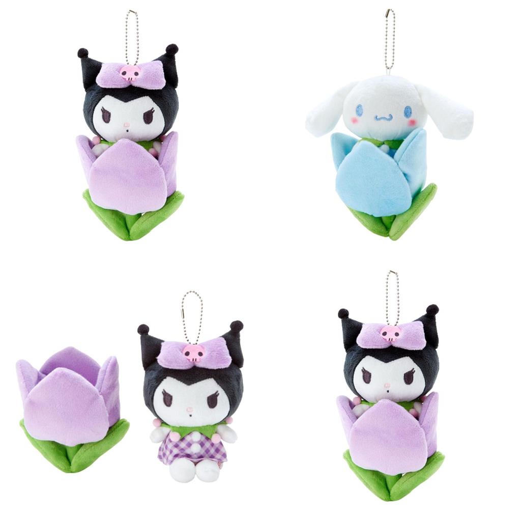 Kuromi My Melody Plush Toy Tulips Keychain Xmas Gift