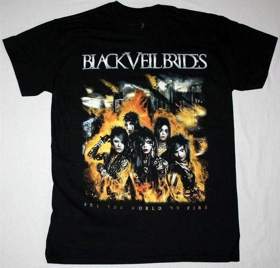 Vintage Black Veil Brides Band Rock Music Black S to 5XL Concert Shirt SG892 S разноцветный