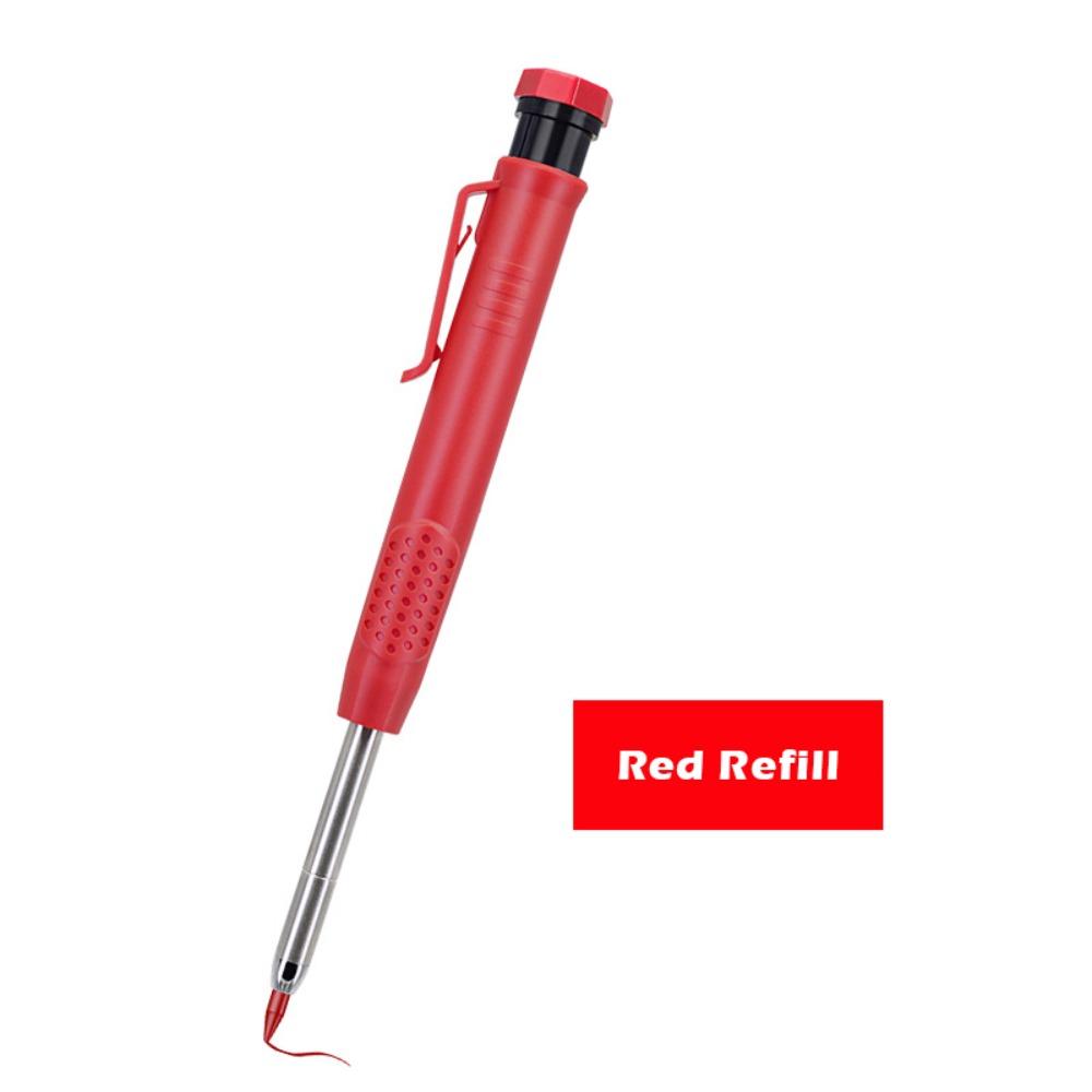 2.8mm Solid Carpenter Pencil Built-in Sharpener Mechanical Pencil  Woodworking Construction