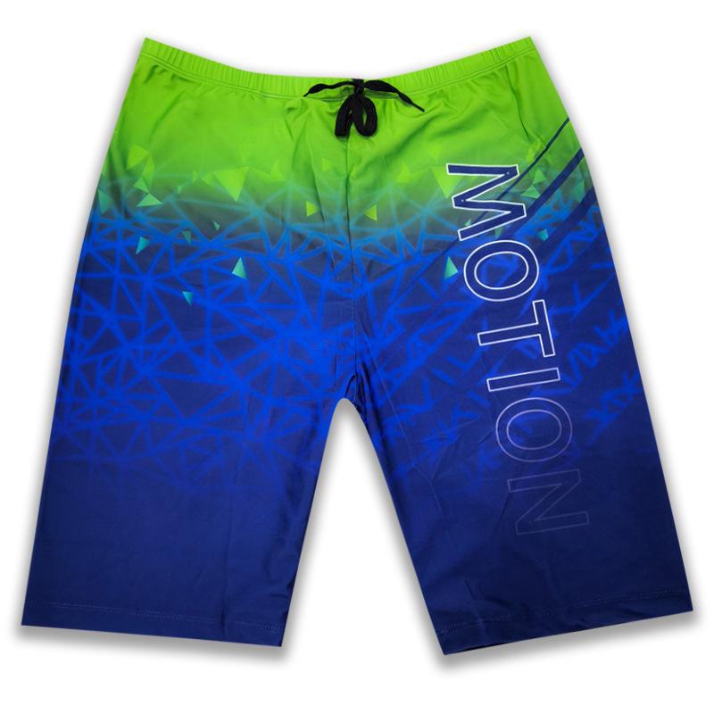 Calções de Banho Masculinos de Comprimento Médio, Boxer Longo de Praia Profissional, Fato de Banho de Tamanho Grande para Meninos para Águas Termais
