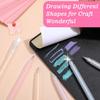 12 Pcs Glue Pen Quick Drying Color Spot Glue Pen Liquid Pens,Pens for Crafting, Scrapbooking, Card Making, School Craft Supplies