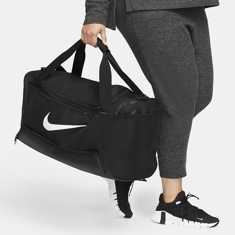 Nike 60L Polyester Handbag, Crossbody Bag, Luggage Bag, Travel Bag Unisex Black Casual DH7710-010
