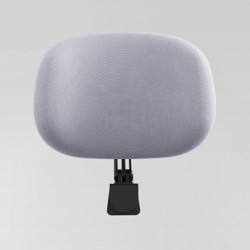 Ergonomic Neck Cushion For Office Chairs Removable Headrest Attachment With Memory Foam Cores Adjustable Height Angled