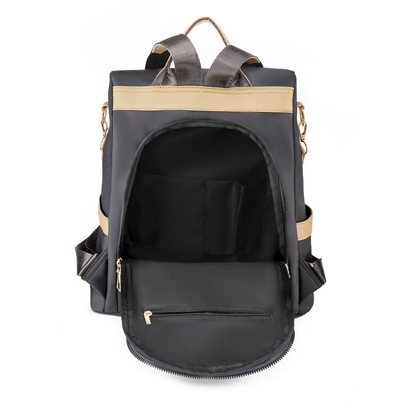 IELGY Ladies Casual Backpack, Stylish Oxford Anti-theft Travel Backpack